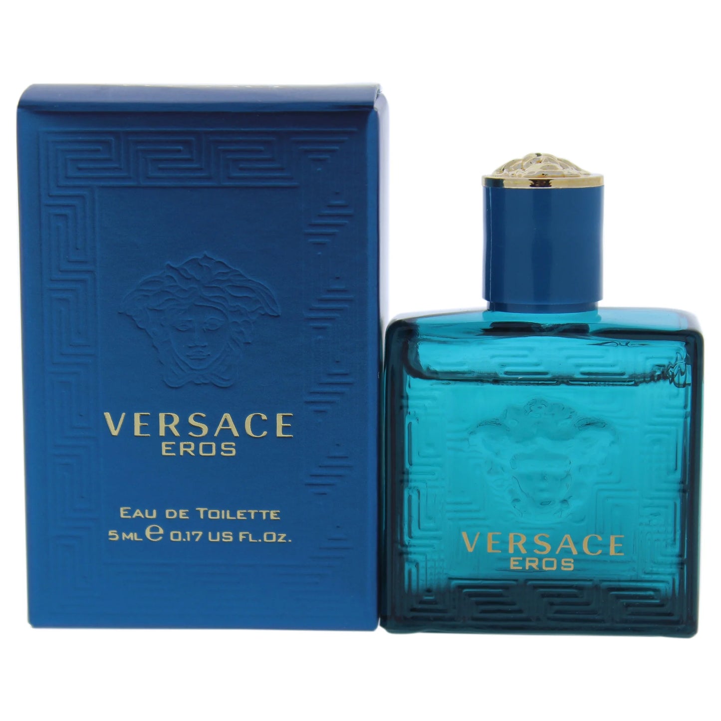 Eros Eau De Toilette, Cologne for Men, 0.17 Oz Mini
