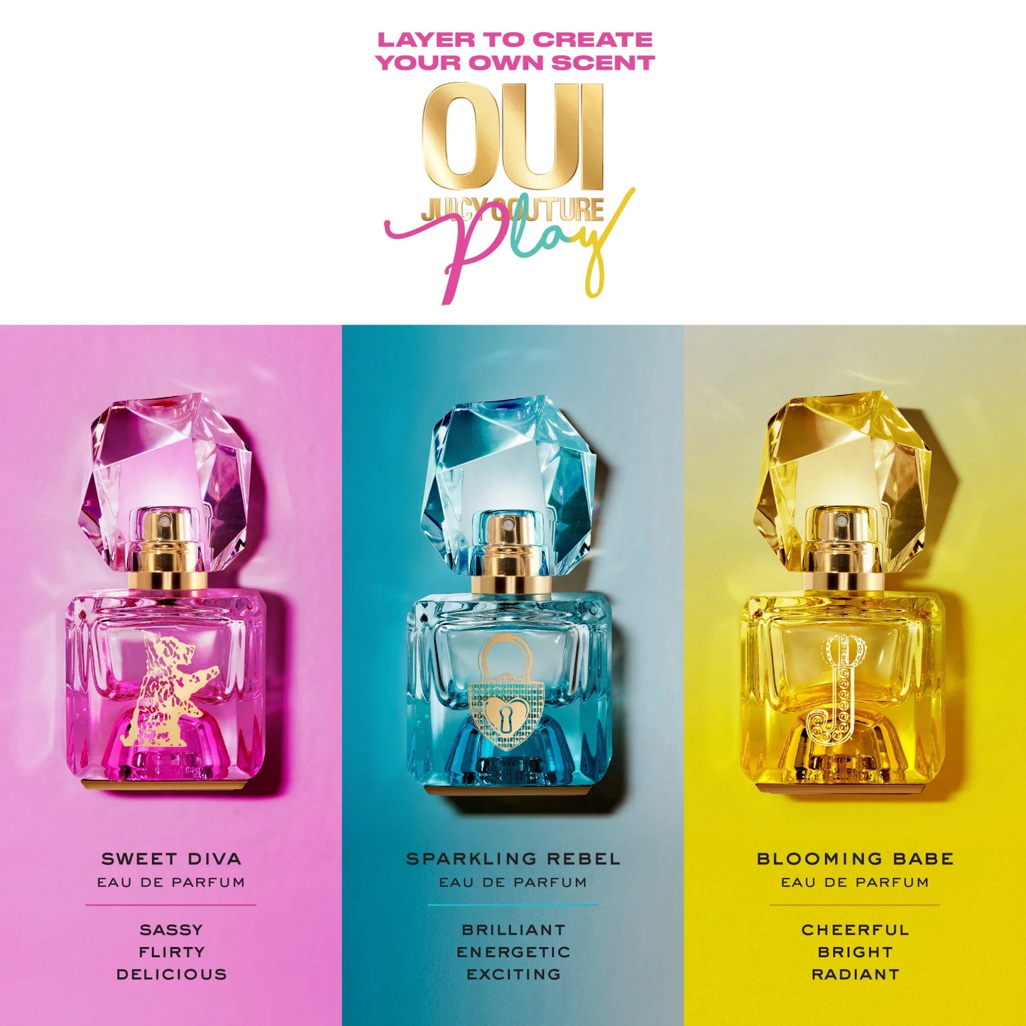 OUI Play Sparkling Rebel Eau De Parfum, Perfume for Women, 0.5 Oz