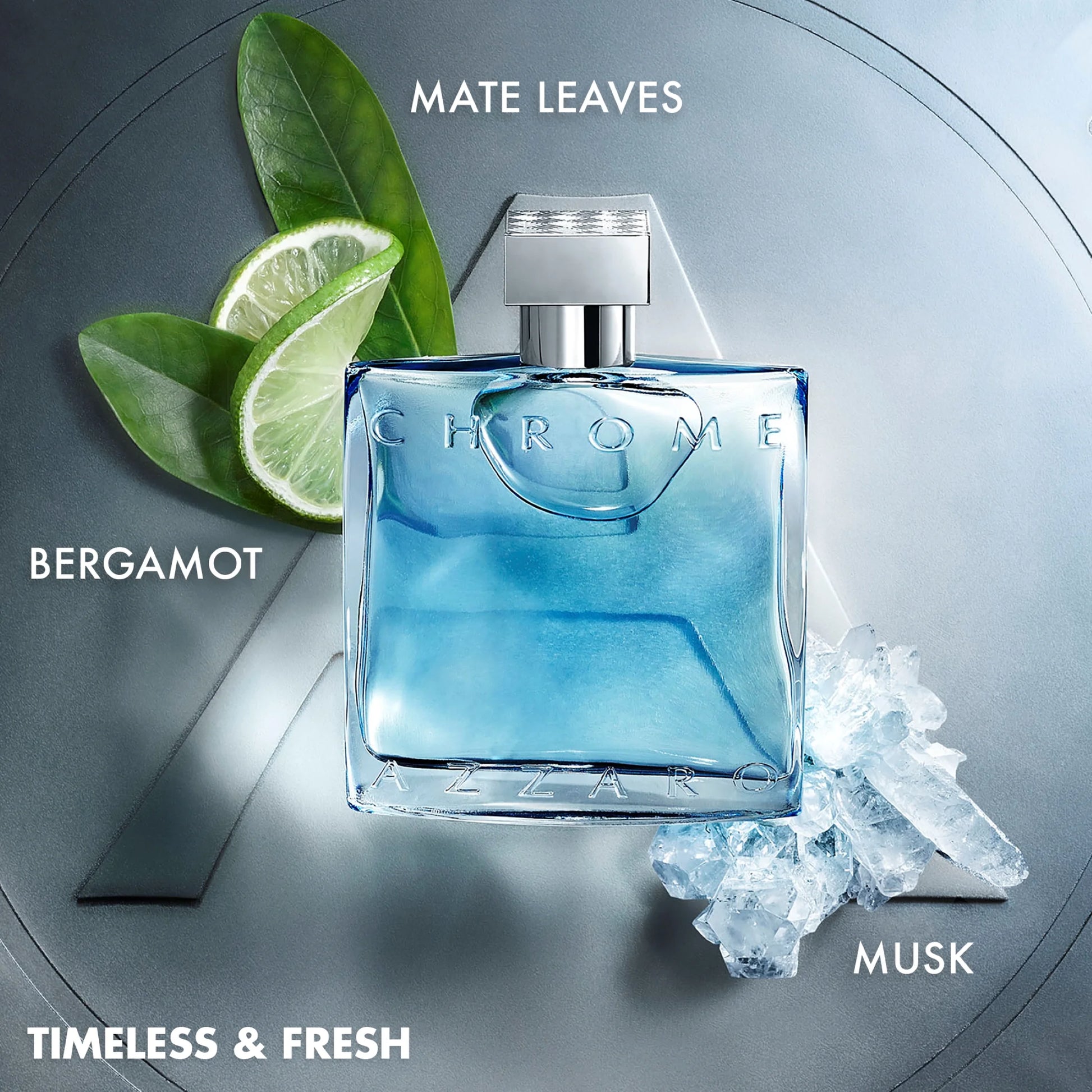Chrome Eau De Toilette, Cologne for Men, 1.0 Fl Oz