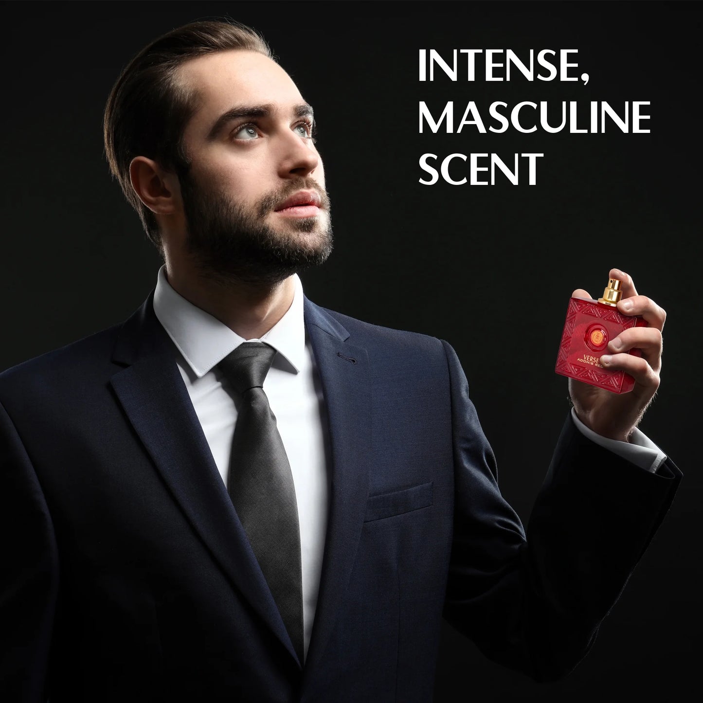 Adonis Red for Men - 100Ml Eau De Parfum Spray for Men - Long Lasting Fruity Warm & Floral Fragrance Smell Fresh All Day Long Includes Carrying Pouch Gift for Men for All Occasions