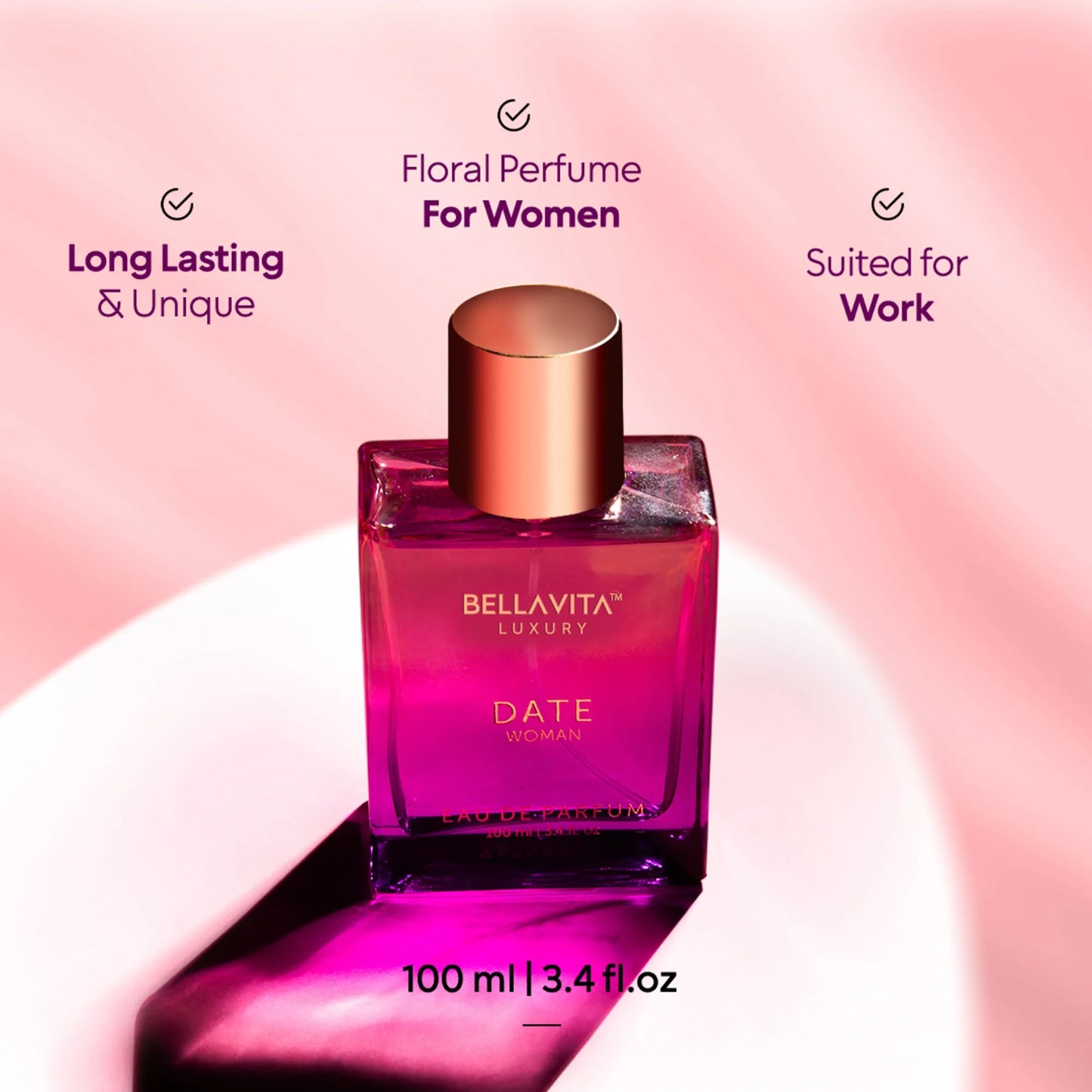 DATE Woman, Perfume for Women, 3.4 Oz EDP Spray