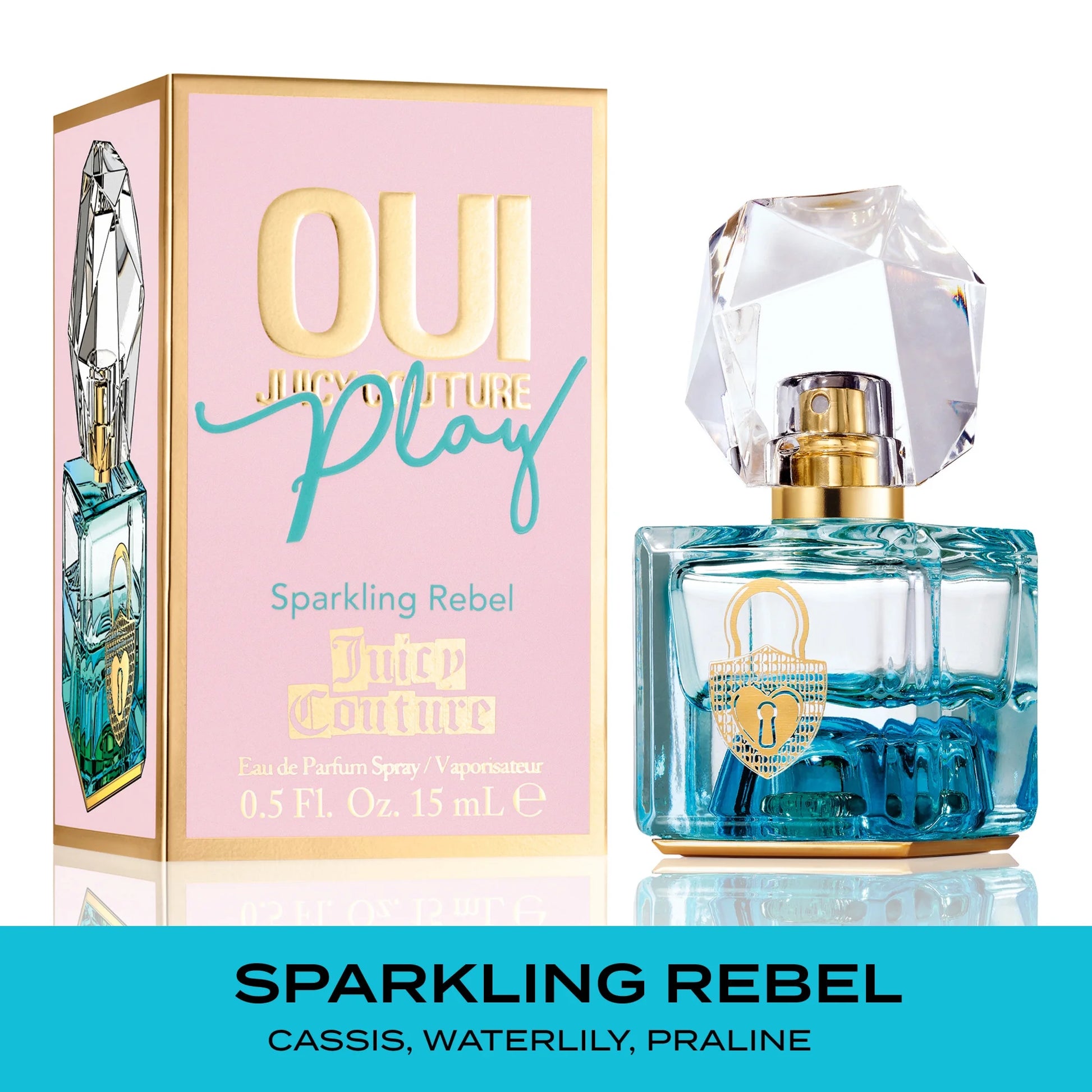 OUI Play Sparkling Rebel Eau De Parfum, Perfume for Women, 0.5 Oz