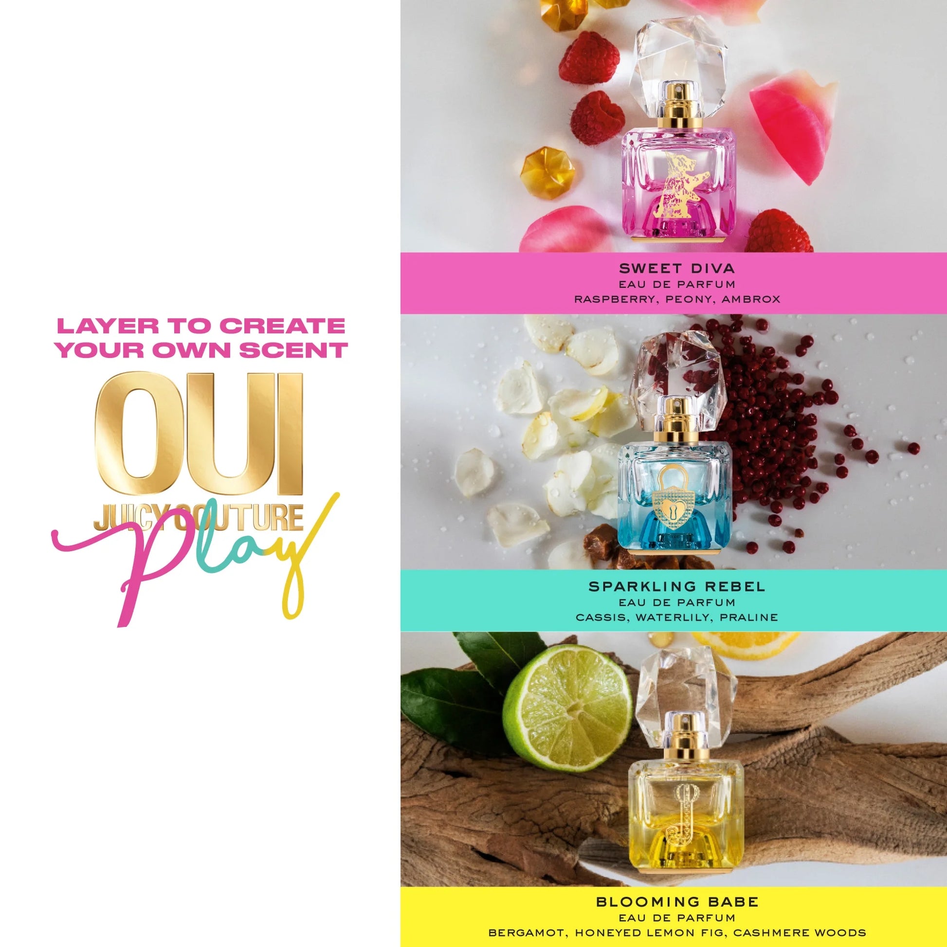 OUI Play Sparkling Rebel Eau De Parfum, Perfume for Women, 0.5 Oz
